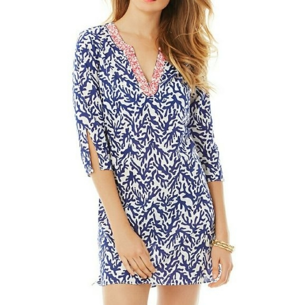 Lilly Pulitzer Courtney Beaded Dress XL